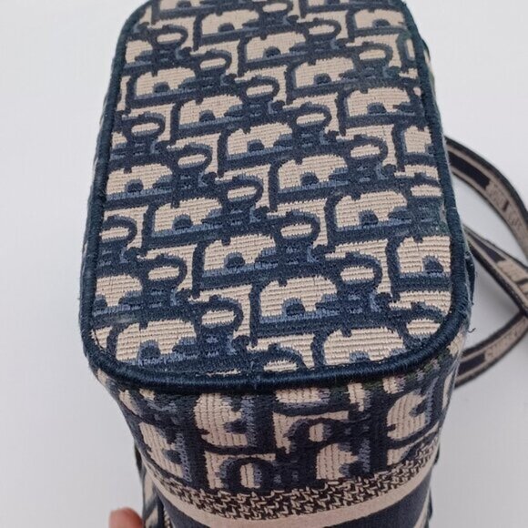 Christian Dior Oblique Small Travel Vanity Case w/Shoulder Strap -1130-092025 - Picture 10 of 16